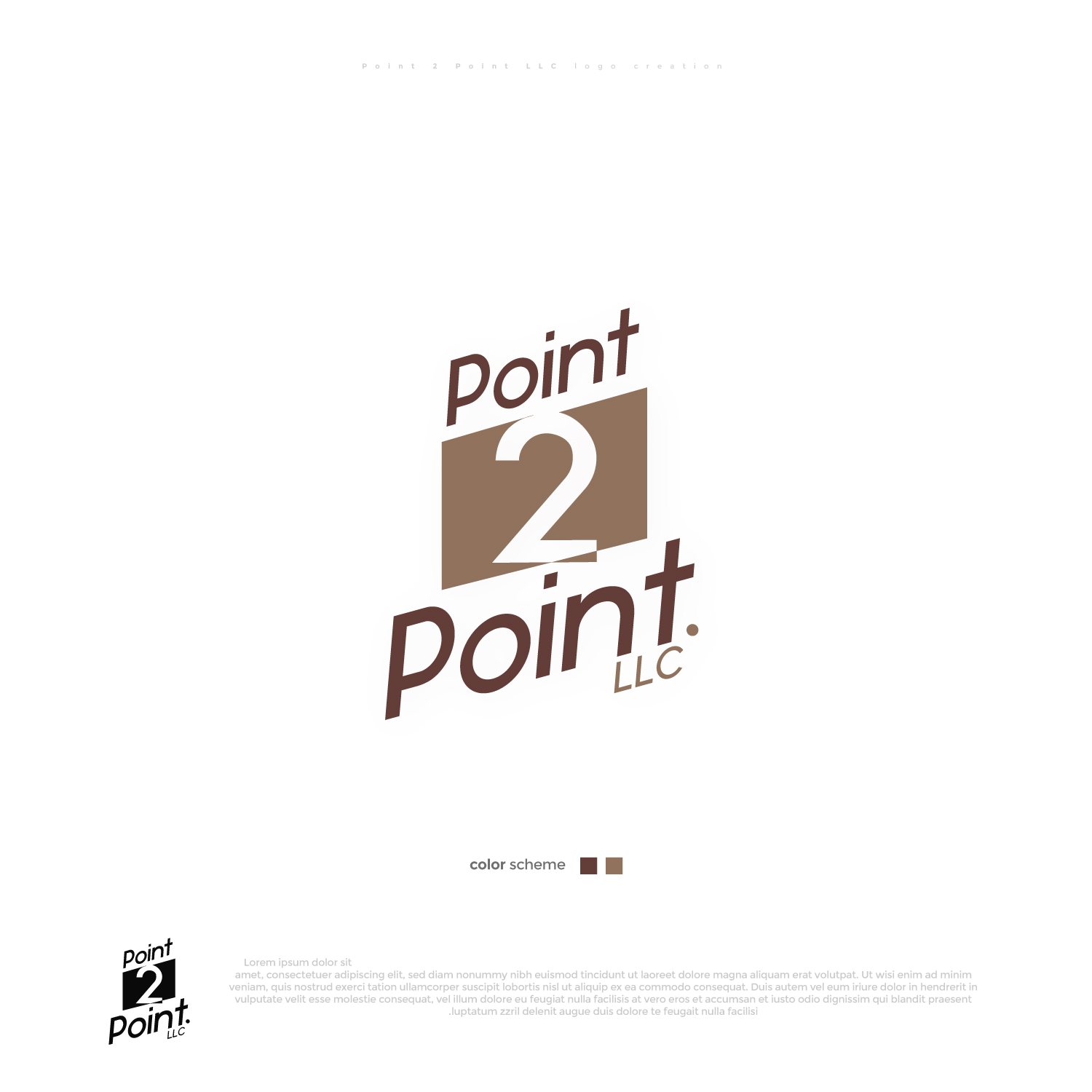 Diseño de Logo por kacimo para Point 2 Point LLC | Diseño #20694072