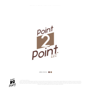 Logo Design by kacimo for Point 2 Point LLC | Design: #20694072