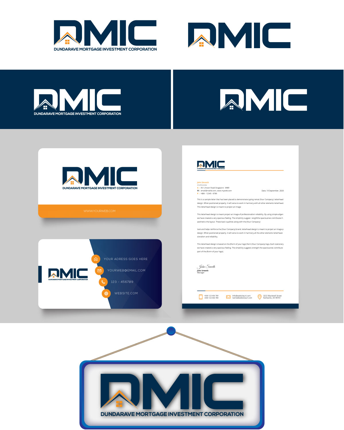 Design de Logo par DesignGuru5 pour Dundarave Mortgage Investment Corporation | Design : #20793070