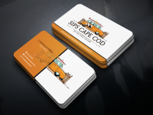 SipsCape Cod.  | Diseño de Tarjeta de Presentación por Pointless Pixels India
