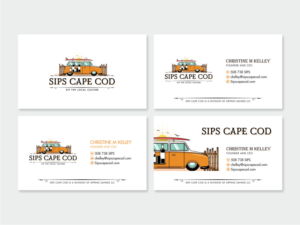 SipsCape Cod.  | Diseño de Tarjeta de Presentación por Atvento Graphics