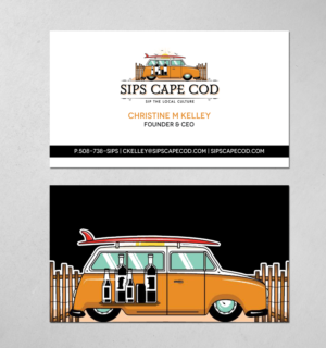 SipsCape Cod.  | Diseño de Tarjeta de Presentación por chandrayaan.creative