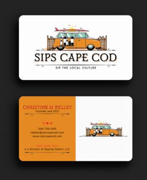 SipsCape Cod.  | Diseño de Tarjeta de Presentación por Bold Pixels