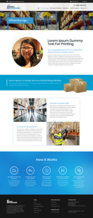 Web Design by Sujit Banerjee for this project | Design: #20775537