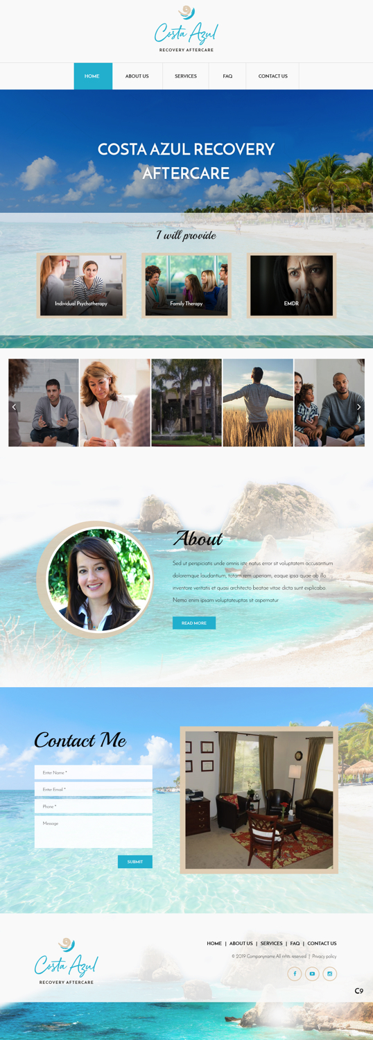 Web Design by pb for Costa Azul  | Design #20673527