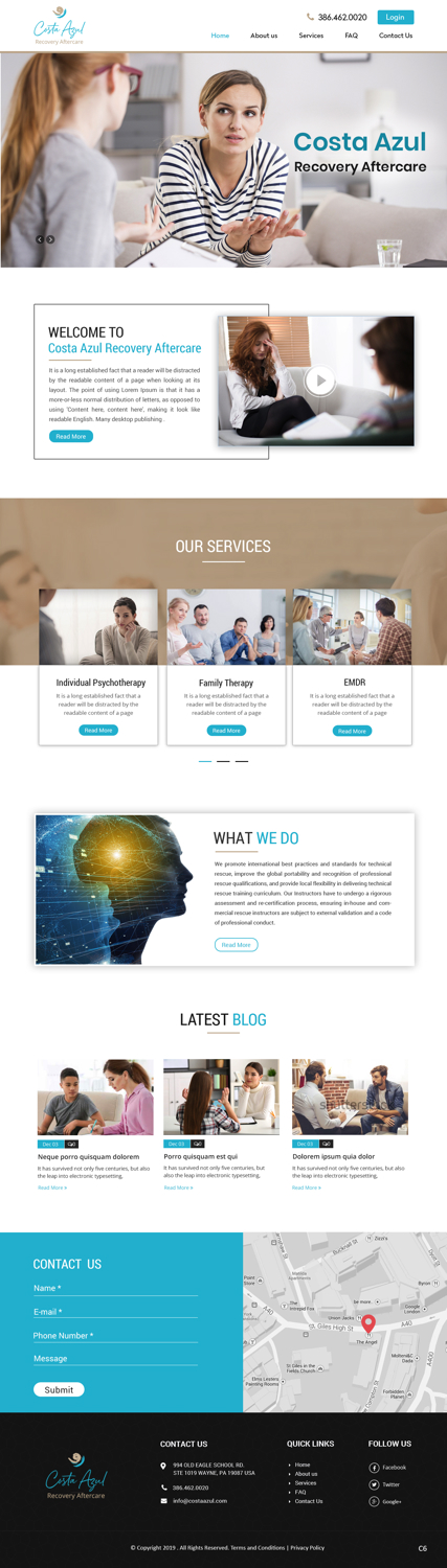 Web Design by pb for Costa Azul  | Design #20673529