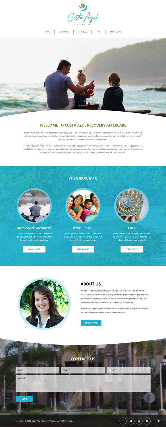 Web Design by pb for Costa Azul  | Design #20673535