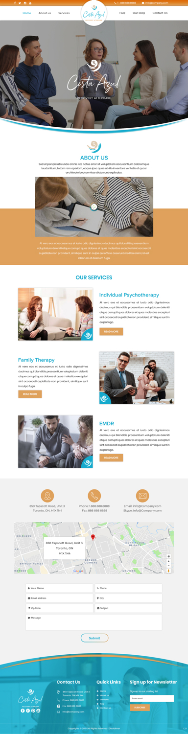 Web Design by pb for Costa Azul  | Design #20673538