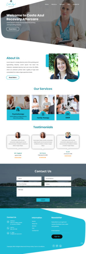 Web Design by pb for Costa Azul  | Design: #20673540