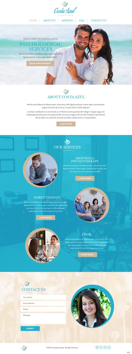 Web Design by pb for Costa Azul  | Design #20673549