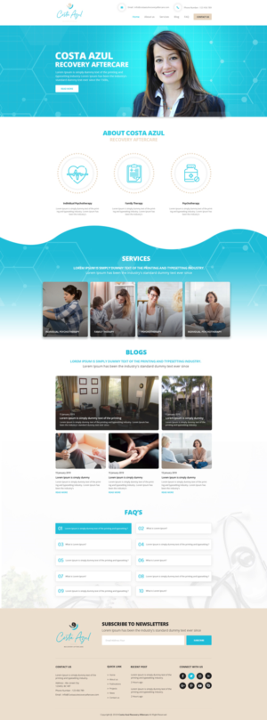 Web-Design von Black Stallions Impressive Solutions für Costa Azul  | Design #20671221