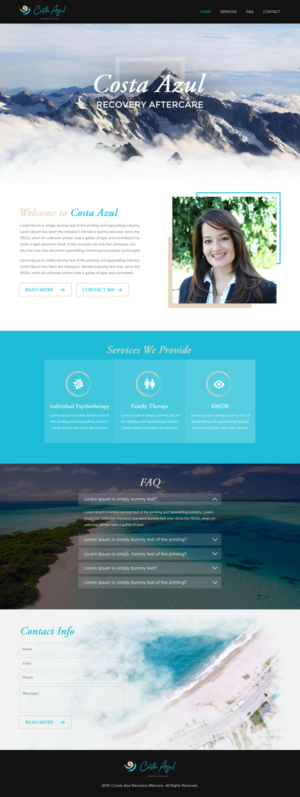Web Design by rightway for Costa Azul  | Design: #20673944