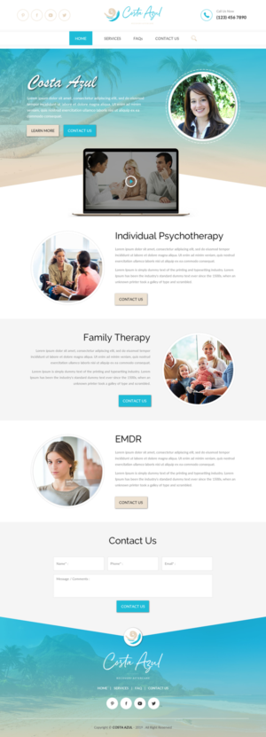 Web Design by rightway for Costa Azul  | Design: #20673947