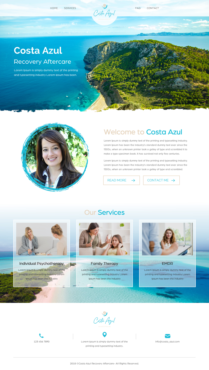 Web Design by rightway for Costa Azul  | Design: #20673948