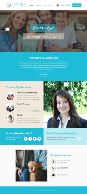 Web Design by rightway for Costa Azul  | Design: #20673960