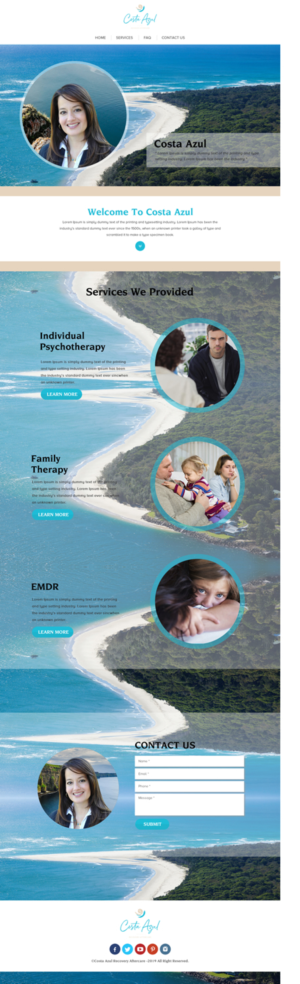 Web Design by rightway for Costa Azul  | Design: #20673961