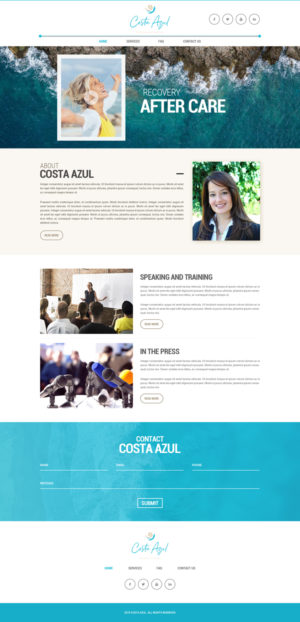Web Design by Dream Logo Design for Costa Azul  | Design: #20673832