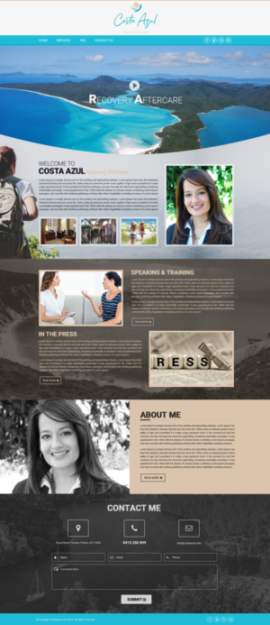 Web Design by Dream Logo Design for Costa Azul  | Design: #20673833