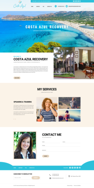 Web Design by Dream Logo Design for Costa Azul  | Design: #20673834