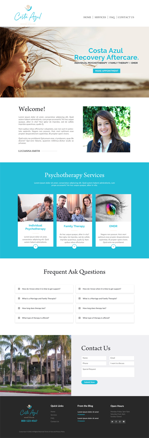 Web Design by chandrayaan.creative for Costa Azul  | Design #20671016