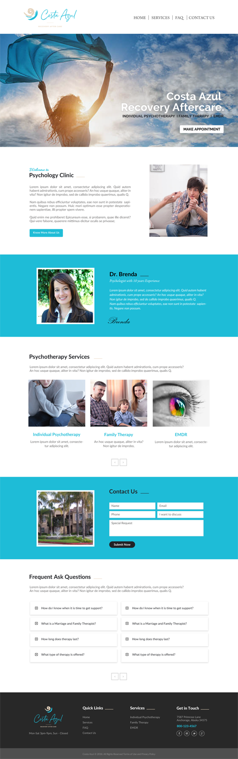 Web Design by chandrayaan.creative for Costa Azul  | Design #20679574
