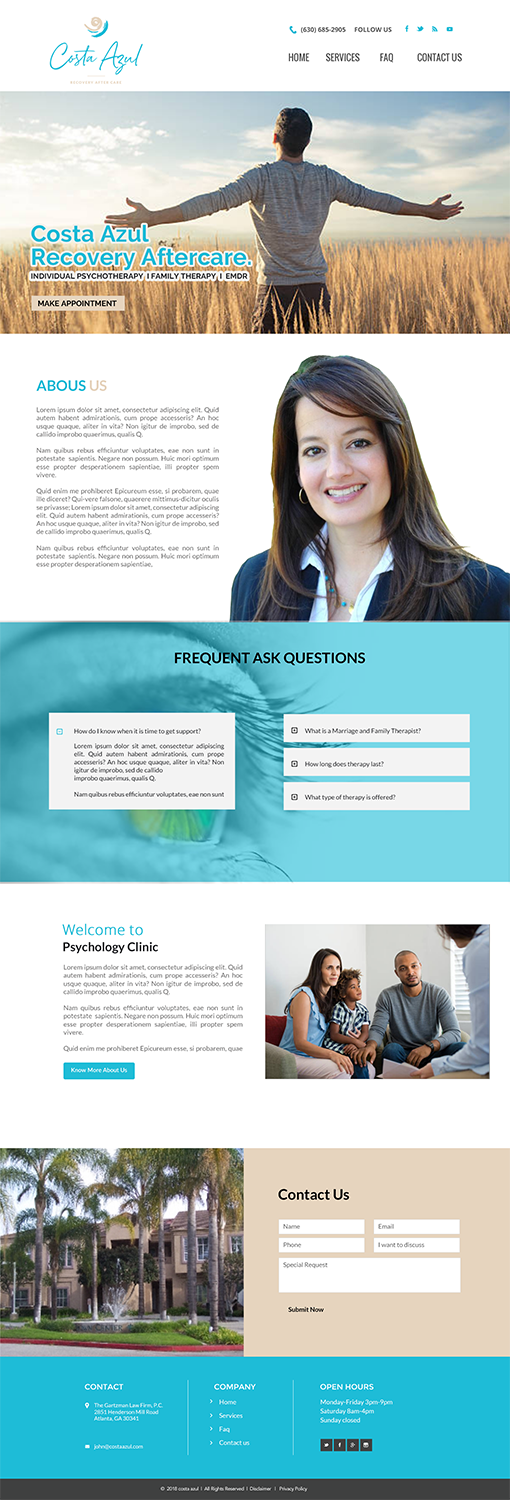 Web Design by chandrayaan.creative for Costa Azul  | Design #20742074