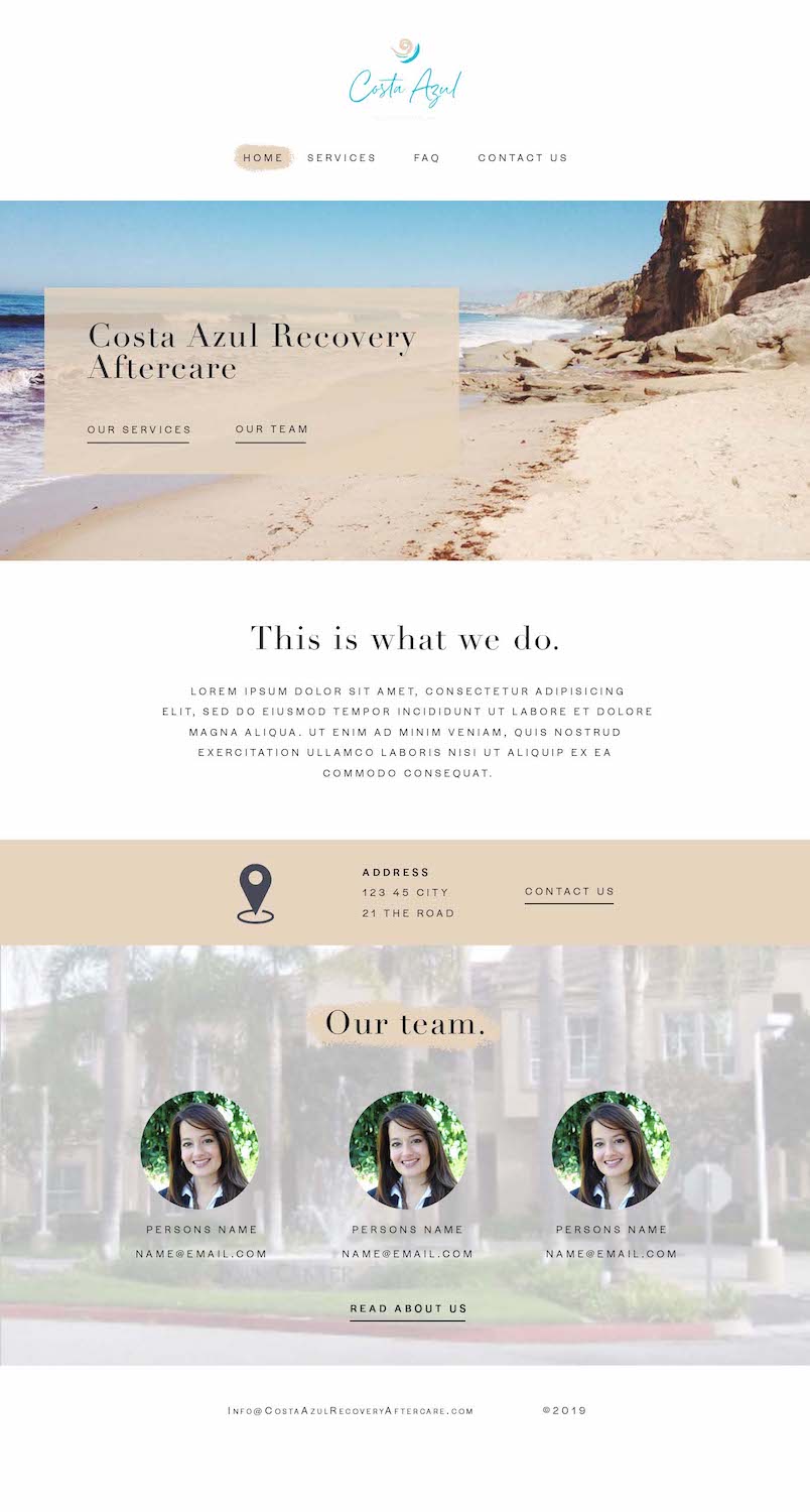 Web-Design von samuelllundberg für Costa Azul  | Design #20671025