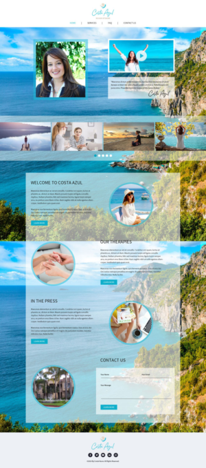 Web Design by AbhishekRoyBunty for Costa Azul  | Design: #20694880
