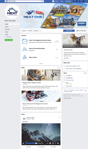 Facebook-Design von Kristina Andonoff für dieses Projekt | Design: #20716925