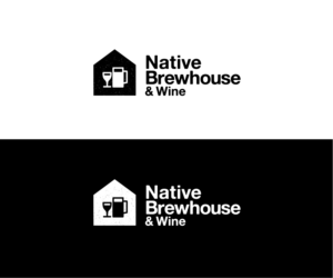 Native Brewhouse & Wine  ( we want the “& Wine” to be a smaller font than “Native Brewhouse” and possibly below Native Brewhouse)  | Logo Design by bluejet
