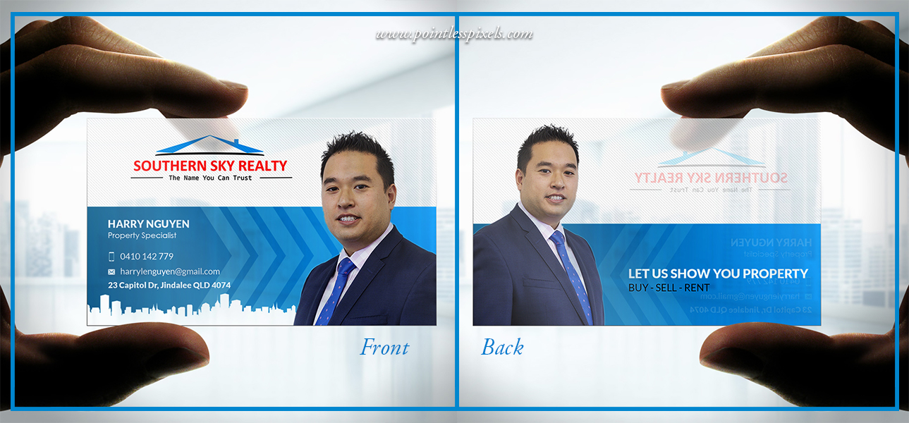 Business Card Design by Pointless Pixels India for this project | Design #20671588