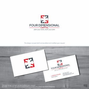 Logo Design by MBARO for Four Dimensional Capital LLC | Design: #20677331