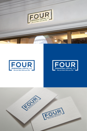Entity name: Four Dimensional Capital, LLC         Slogan: Plan your Work, Work your Plan | Logo Design by untung bertubi-tubi