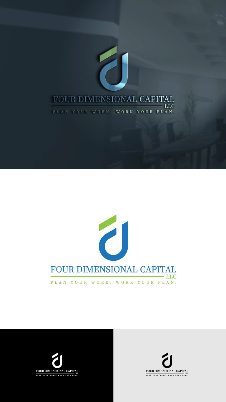Logo Design by AnteMeridiem for Four Dimensional Capital LLC | Design #20681433