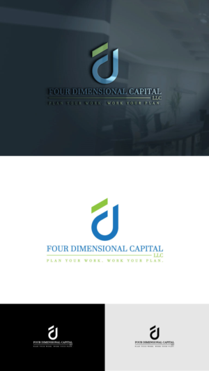 Logo Design by AnteMeridiem for Four Dimensional Capital LLC | Design: #20681433