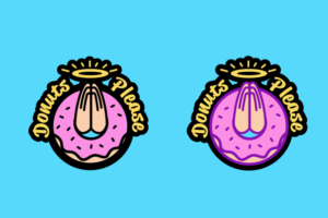 Donuts Please | Logo Design by jaime.sp