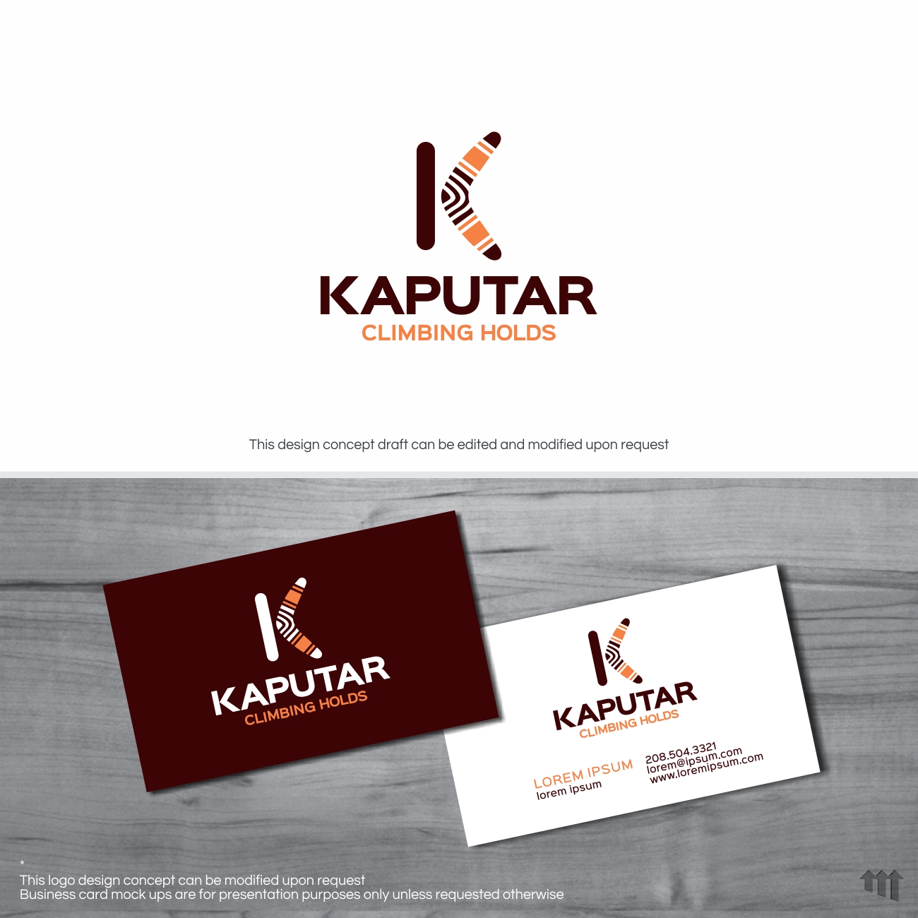 Diseño de Logo por MBARO para Kaputar Climbing Holds | Diseño #20690361