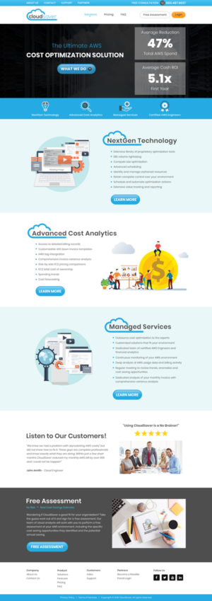 Web Design by Carmel Designz for CloudSaver | Design: #20729248
