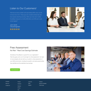 Web Design by Beau Forwood for CloudSaver | Design: #20692942