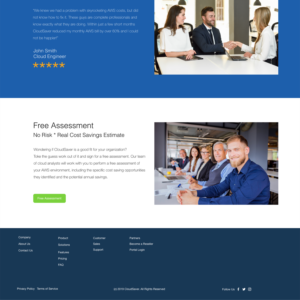 Web Design by Beau Forwood for CloudSaver | Design: #20692943