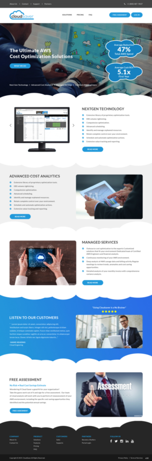 Web Design by pb for CloudSaver | Design: #20705432