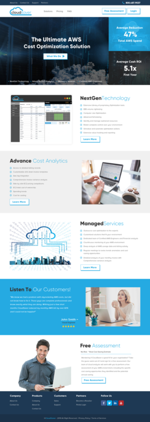 Web Design by rightway for CloudSaver | Design: #20724263