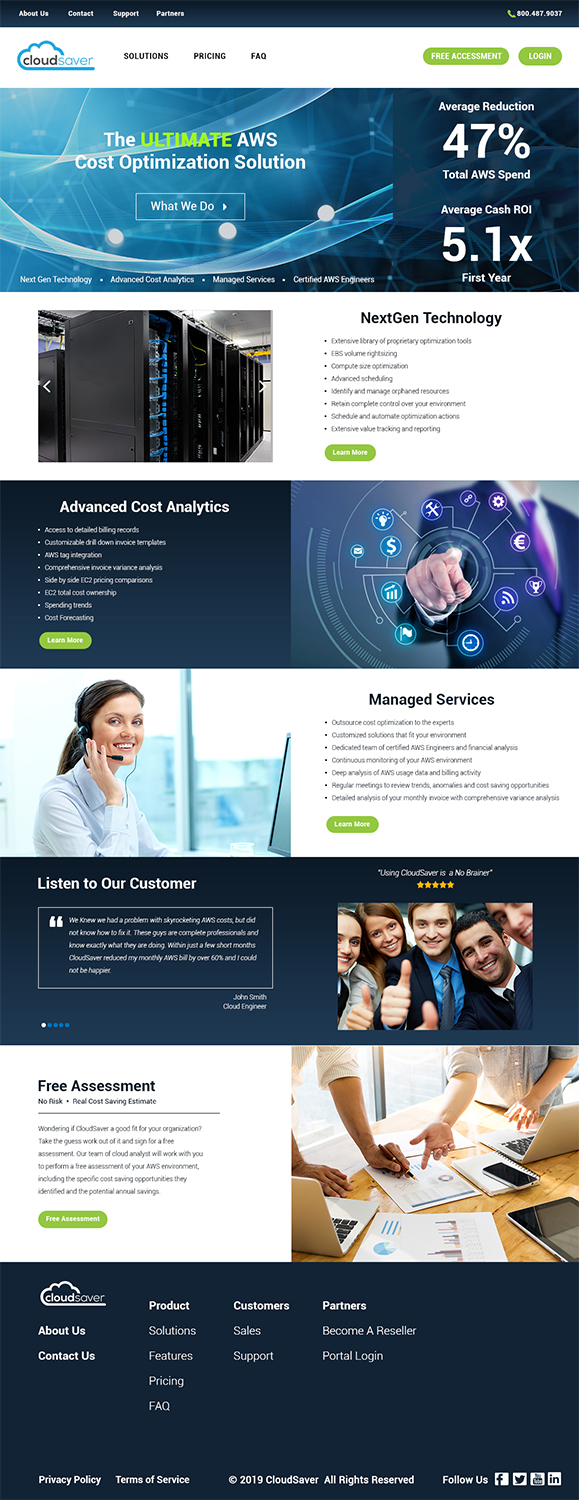 Web Design by sugidesign for CloudSaver | Design #20738101