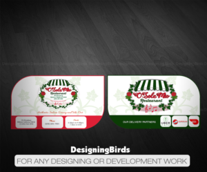 Visitenkarten-Design von Designing Birds für O'Sole Mio Restaurant | Design: #20678038