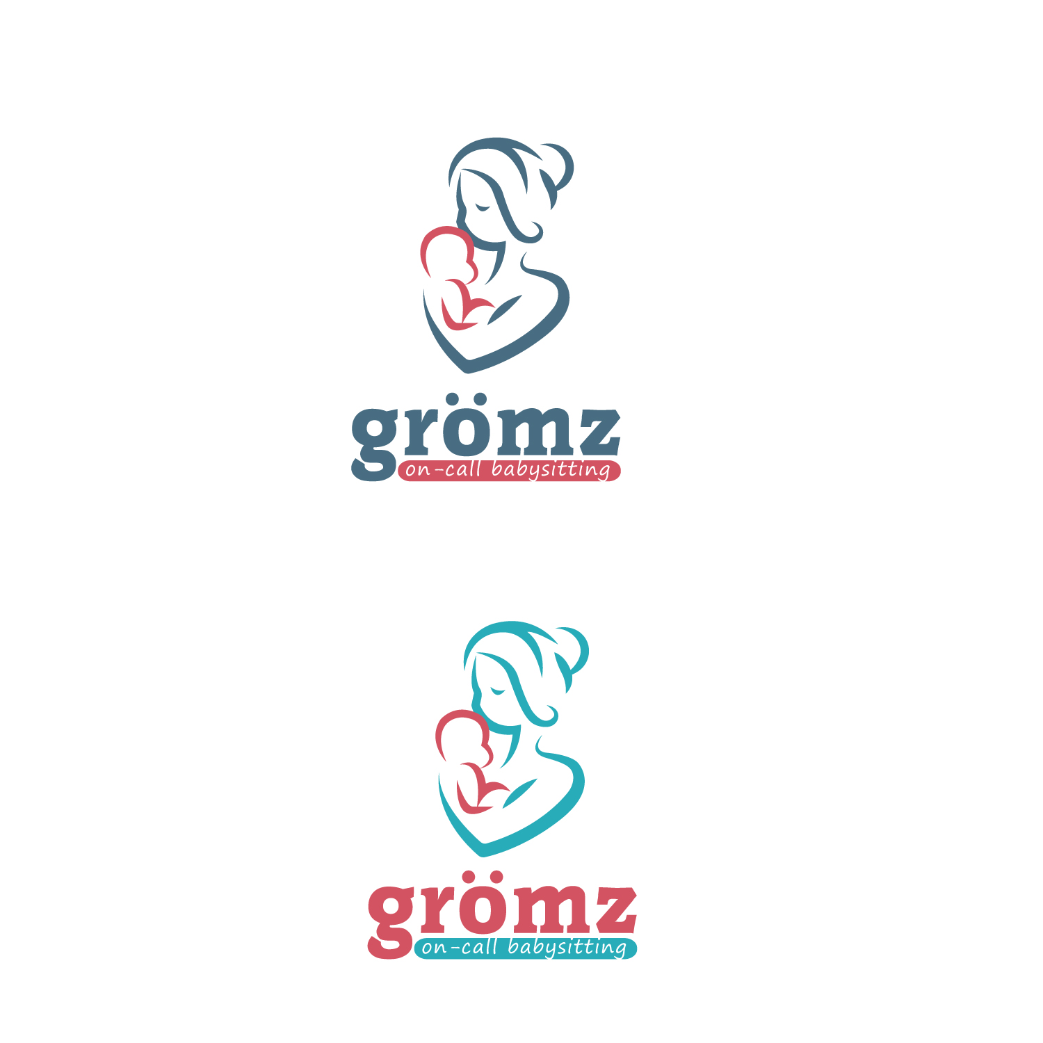Logo Design by Art Punk for Gromz Babysitting | Design #20716522