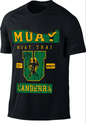 T-Shirt for Muay U gym in American College Style | T-shirt Design by BABLEO