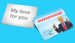 Political Marketing Company - Valentine's Day Card - Huge! | Diseño Con Ilustración por Petter Goms