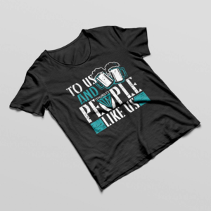 Shut up and drink | Diseño de Camiseta por Yafi Mridha