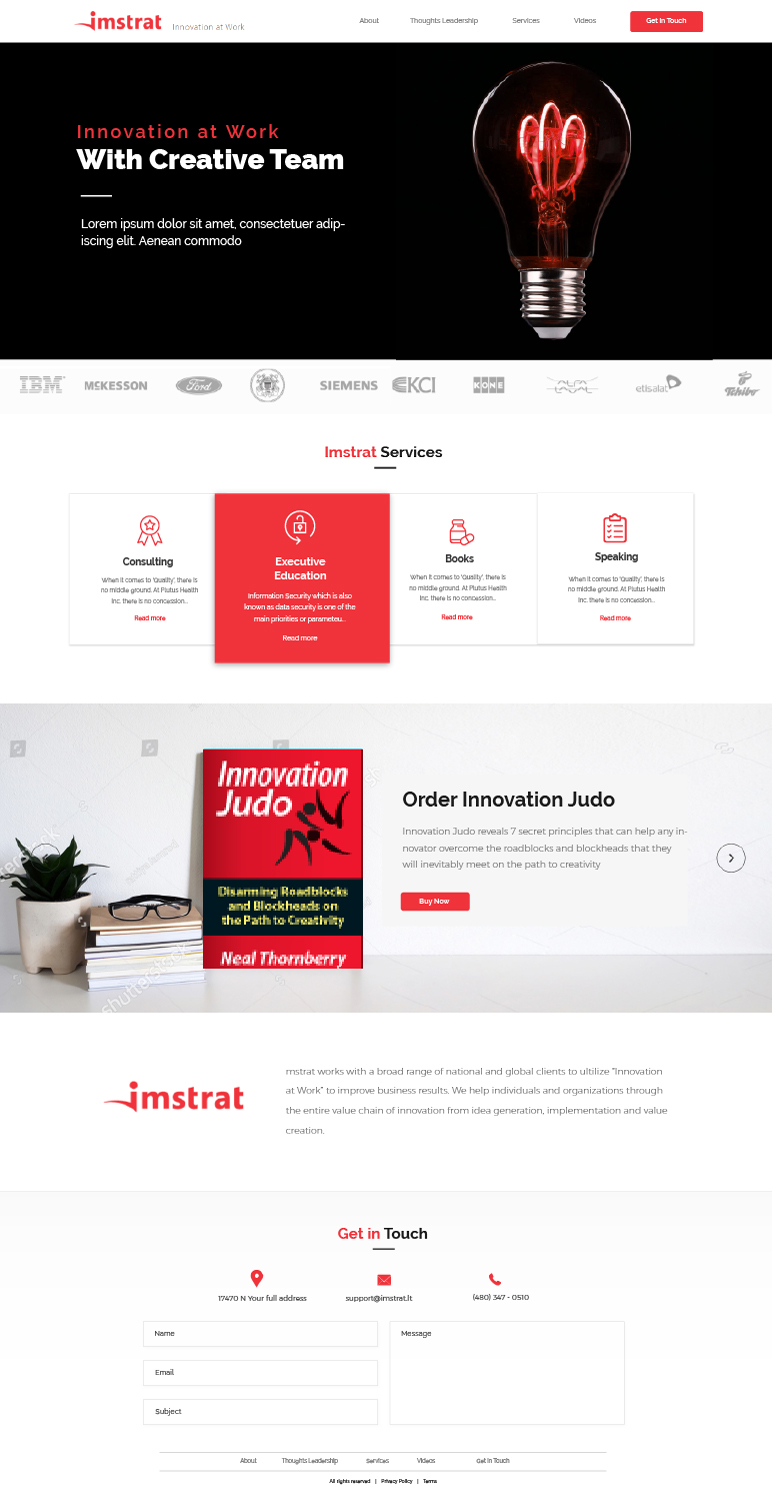 Web Design par TMockusBusiness pour ce projet | Design #20688665