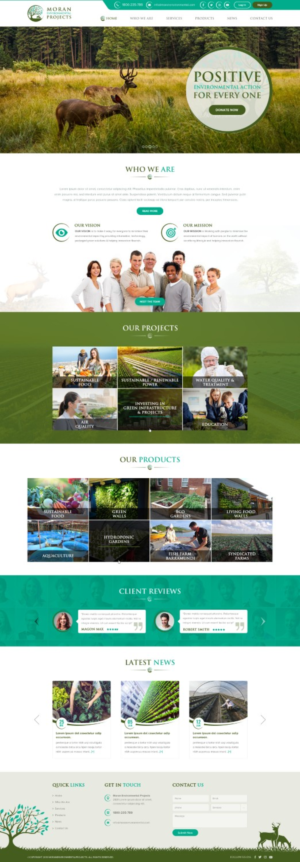 Moran Environmental Projects New Website Design | Web-Design von Reimagine